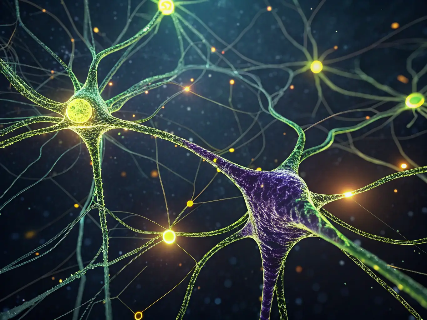 An AI system is learning and adapting to new data, demonstrating Adaptive AI's ability to continuously improve and optimize performance.